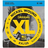 D'ADDARIO EXL125 Super Light Top / Regular Bottom - MUTA CORDE PER CHITARRA ELETTRICA NICKEL WOUND 009/046