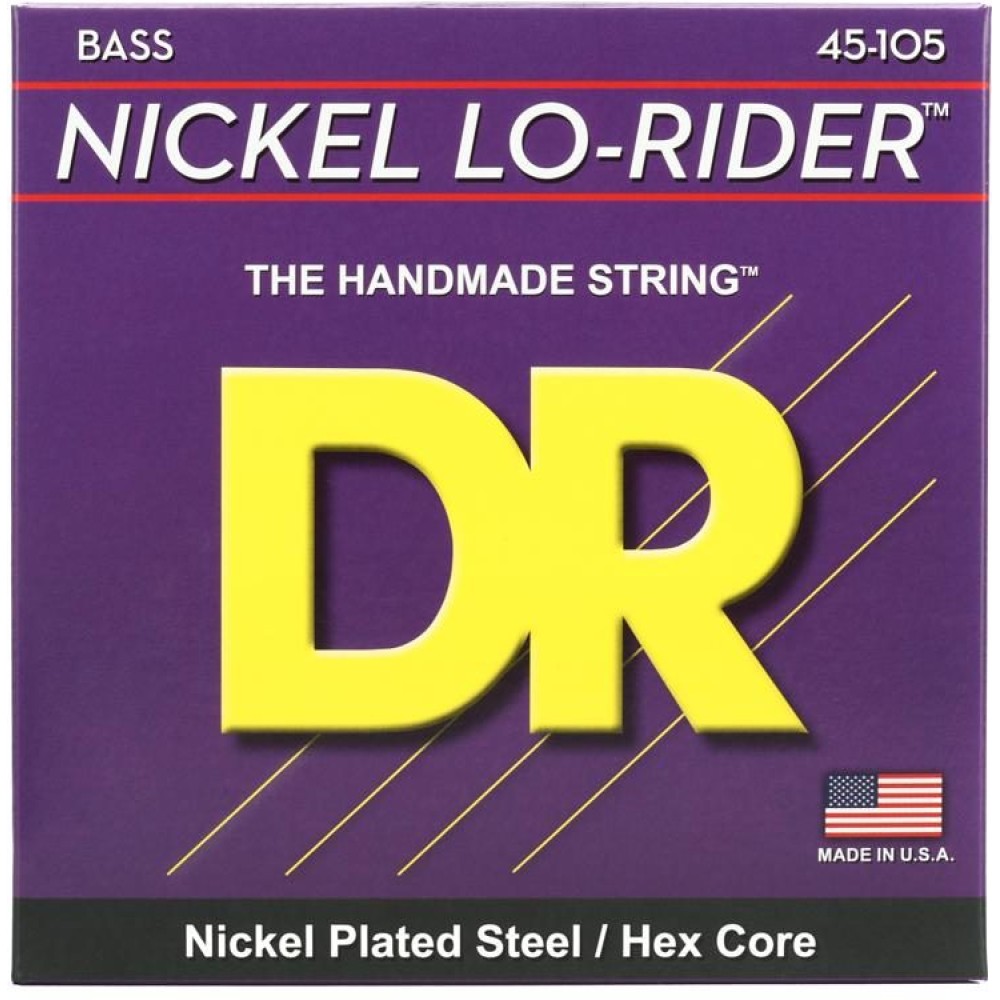 DR STRINGS Nmh 45 Nickel Lo Rider - MUTA DI CORDE PER BASSO