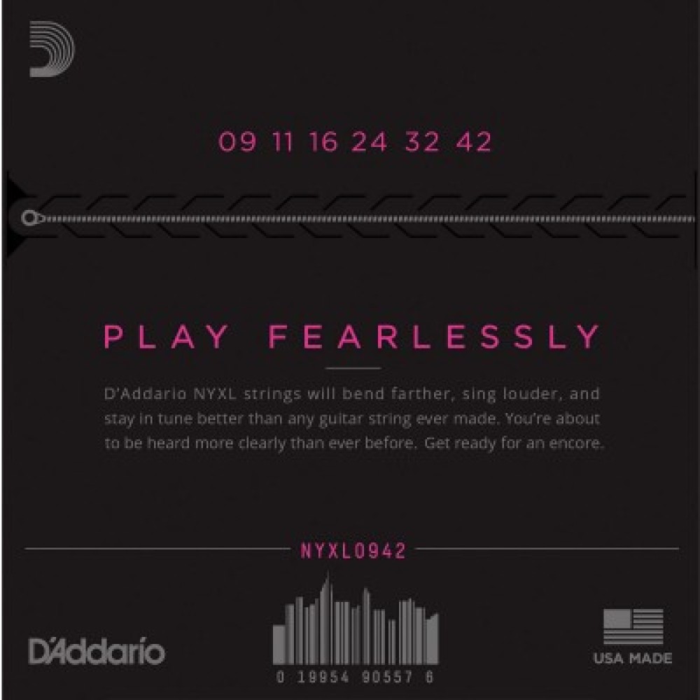 D'ADDARIO NYXL0942 - MUTA CORDE PER CHITARRA ELETTRICA NICKEL WOUND 009/042