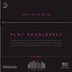 D'ADDARIO NYXL0942 - MUTA CORDE PER CHITARRA ELETTRICA NICKEL WOUND 009/042