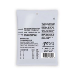 MARTIN MA540T Authentic Lifespan 2.0 Light Phosphor Bronze - MUTA CORDE PER CHITARRA ACUSTICA LIGHT 012/054