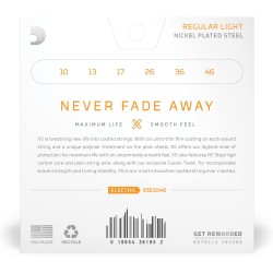 D'ADDARIO XSE1046 Coated Electric Strings Regular Light - CORDE PER CHITARRA ELETRICA REGULAR LIGHT 010/046