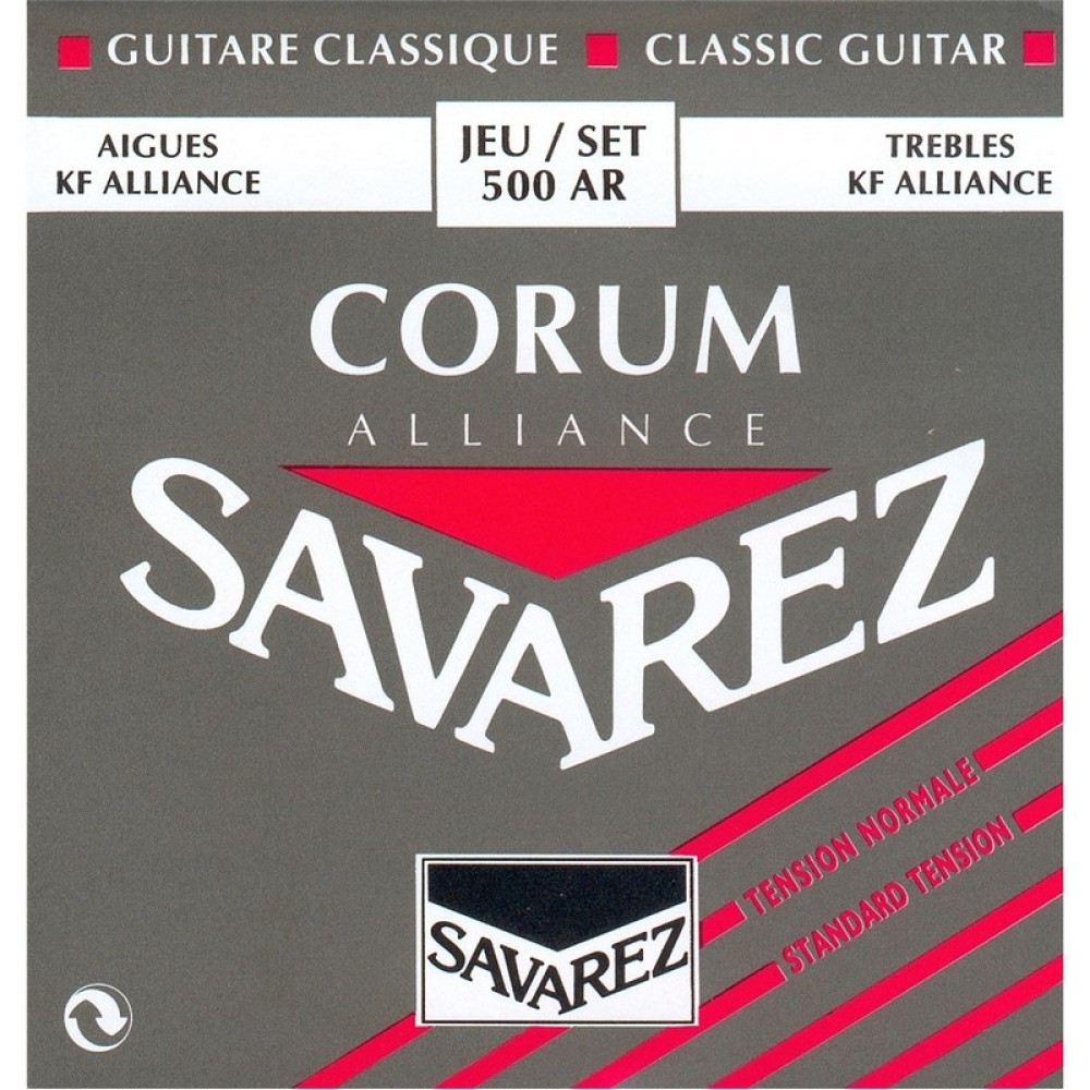 SAVAREZ 500AR Alliance Corum - MUTA CORDE IN CARBONIO PER CHITARRA CLASSICA SILVER WOUND - 024/042