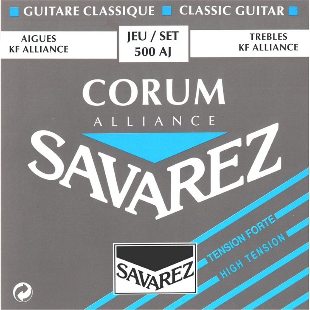 SAVAREZ 500AJ Alliance Corum - MUTA CORDE IN CARBONIO PER CHITARRA CLASSICA SILVER WOUND - 025/044