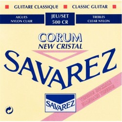SAVAREZ 500CR NEW CRISTAL - MUTA CORDE IN NYLON PER CLASSICA TENSIONE NORMALE