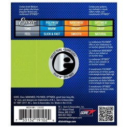 ELIXIR Optiweb 19102 Medium - MUTA CORDE PER CHITARRA ELETTRICA NICKEL WOUND 011/049
