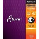 ELIXIR 16152 Nanoweb Light 12 String Acoustic Phosphor Bronze - MUTA 12 CORDE PER CHITARRA ACUSTICA PHOSPHOR BRONZE 010/047