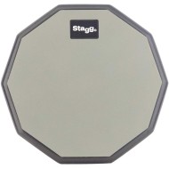 STAGG TD-08R Desktop Practice Pad - PAD DESKTOP DA ALLENAMENTO 8" DECAGONALE