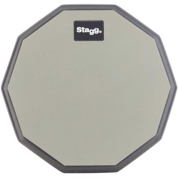 STAGG TD-08R Desktop Practice Pad - PAD DESKTOP DA ALLENAMENTO 8" DECAGONALE