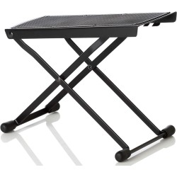 BESPECO BP22N - POGGIAPIEDE PER CHITARRIASTA IN ACCIAIO NERO