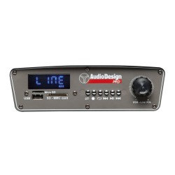 AUDIODESIGN M2 10W/L - Diffusore a Batteria con 2 Mic. Wireless
