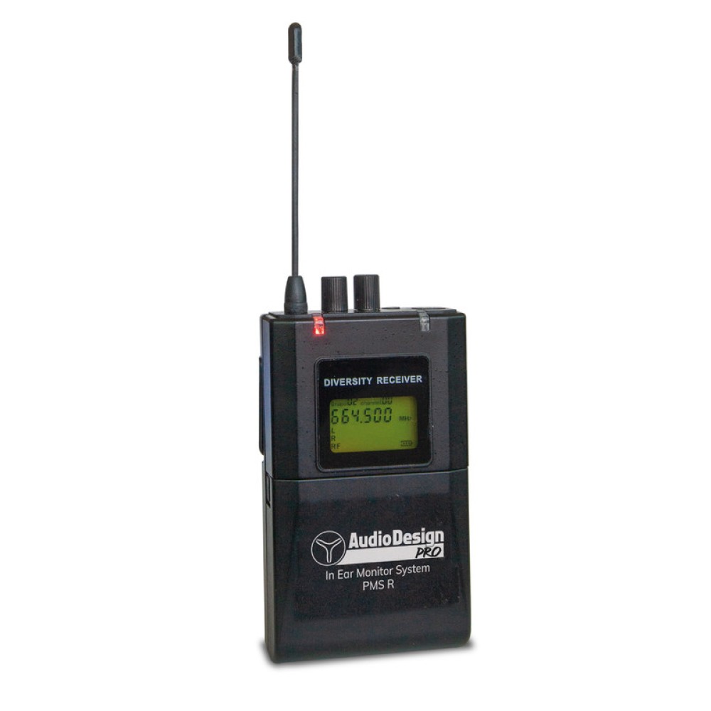 AUDIODESIGN PMS U IEM - Sistema In Ear Monitor Stereo Wireless UHF