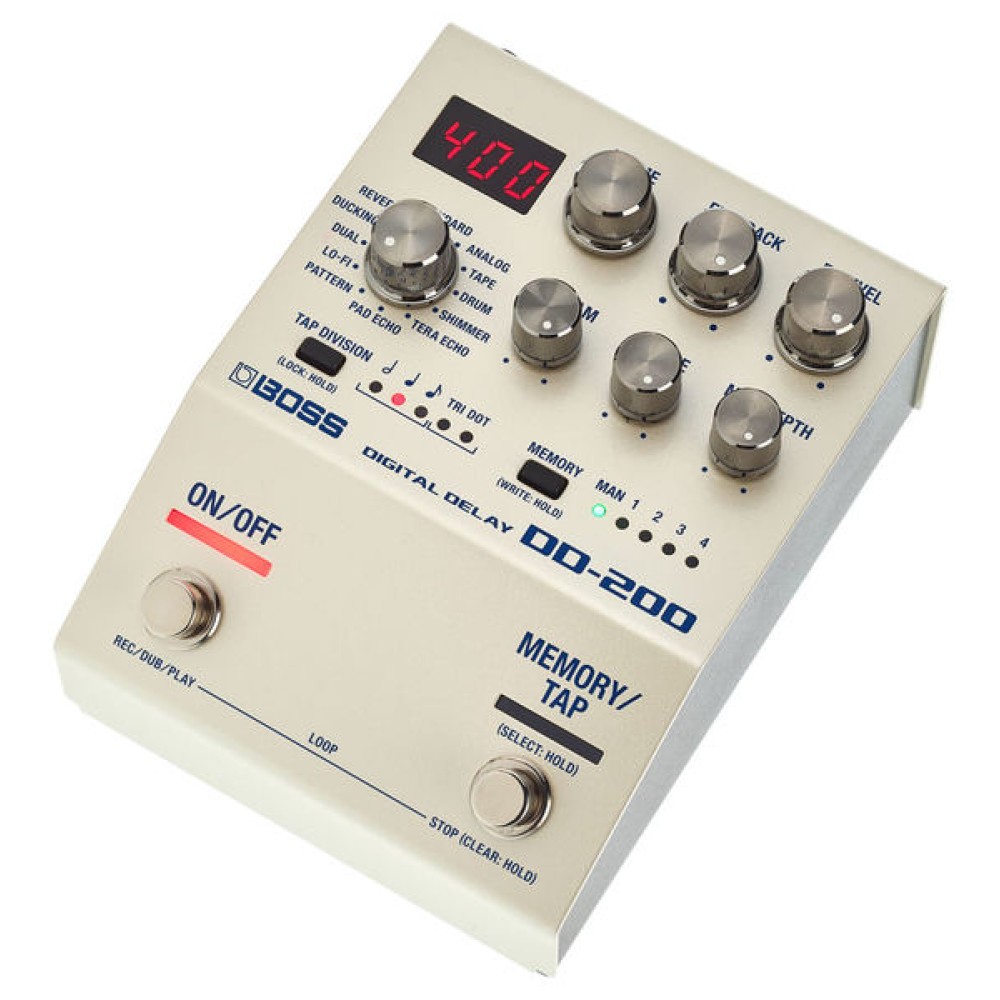 BOSS DD 200 Digital Delay - EFFETTO DELAY DIGITALE A PEDALE PER CHITARRA