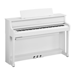 YAMAHA CLP 875WH White AG - PIANOFORTE DIGITALE 88 TASTI PESATI BIANCO