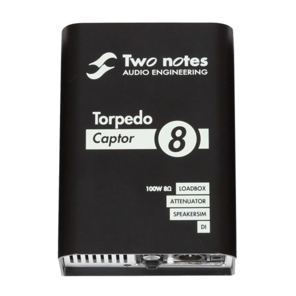 TWO NOTES Torpedo Captor 8 - ATTENUATORE DI POTENZA REATTIVO E DIRECT BOX 8 OHM