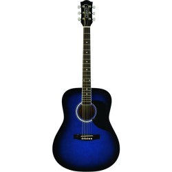 EKO Ranger 6 Blue Sunburst - CHITARRA ACUSTICA COLORE BLU BURST