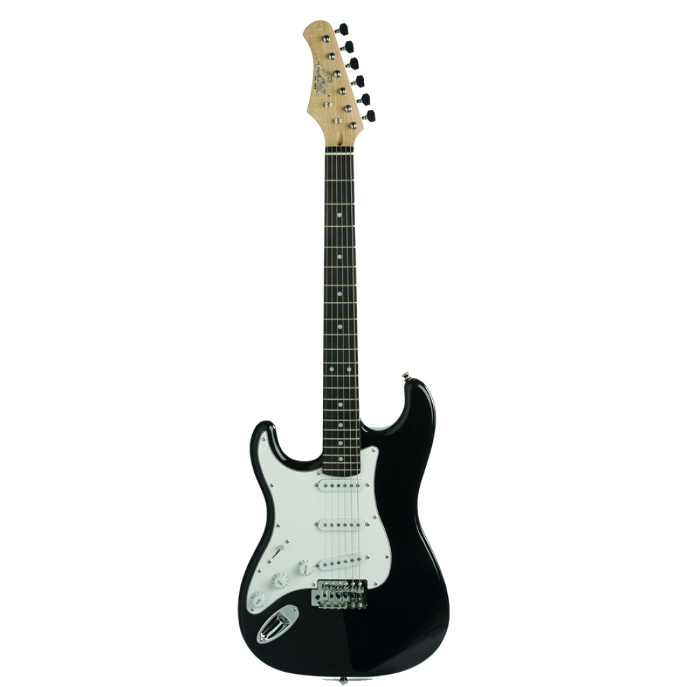 EKO S300 LH Black mancina (Left handed) - CHITARRA ELETTRICA MANCINA COLORE NERO