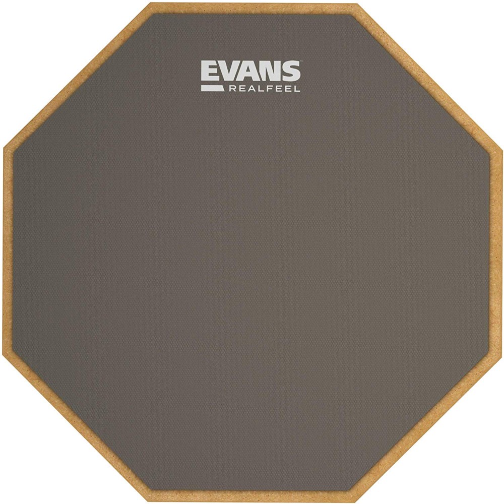 EVANS RF12G RealFeel Practice Pad - PAD DI ALLENAMENTO 12" CON SUPERFICIE IN GOMMA