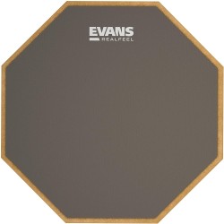 EVANS RF12G RealFeel Practice Pad - PAD DI ALLENAMENTO 12" CON SUPERFICIE IN GOMMA