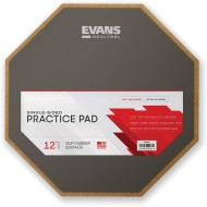 EVANS RF12G RealFeel Practice Pad - PAD DI ALLENAMENTO 12" CON SUPERFICIE IN GOMMA