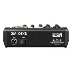 ITALIAN STAGE 2MIX4XU - Mixer Analogico 4 Canali