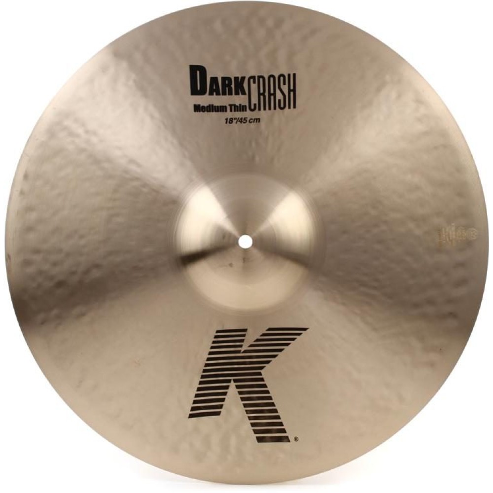 ZILDJIAN 18" K Dark Crash Medium Thin (cm. 45) - PIATTO CRASH 18" MEDIUM THIN