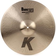 ZILDJIAN 18" K Dark Crash Medium Thin (cm. 45) - PIATTO CRASH 18" MEDIUM THIN
